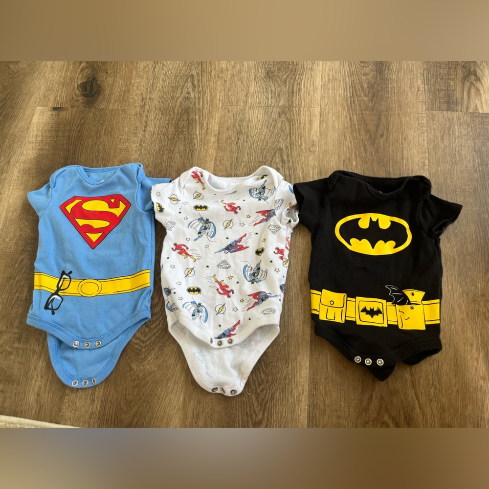DC Justice League Baby Onesie - White